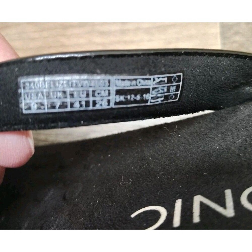 Vionic Belize Thong Sandals Metallic Sequin Flip Flops Size 9 Womens Black NWOT - Picture 5 of 5